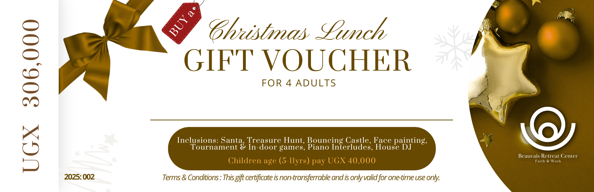 family christmas lunch