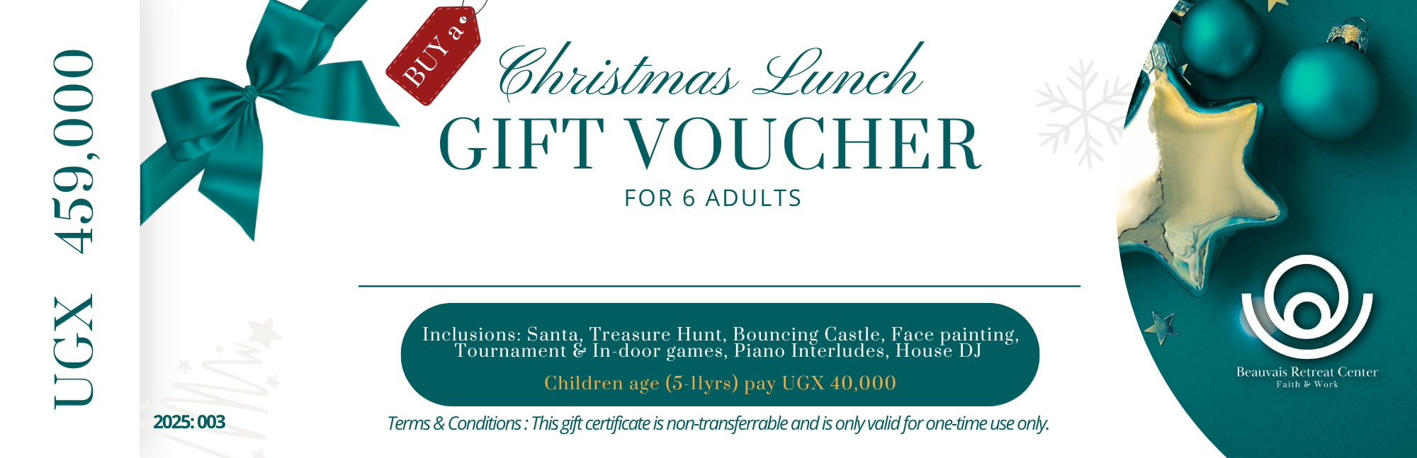 family christmas lunch