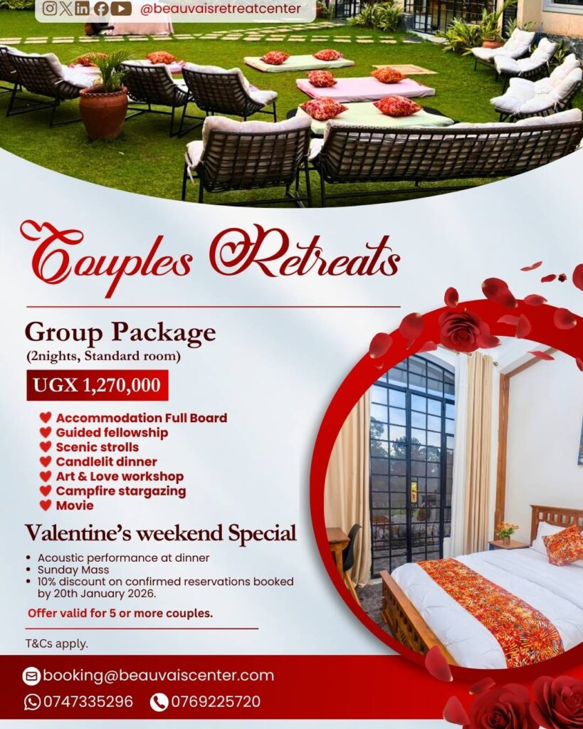 Valentine's Couple Retreats at the Best Retreat Facility in Uganda